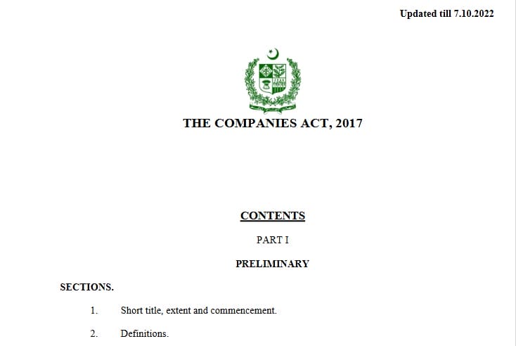 COMPANIES ACT 2017