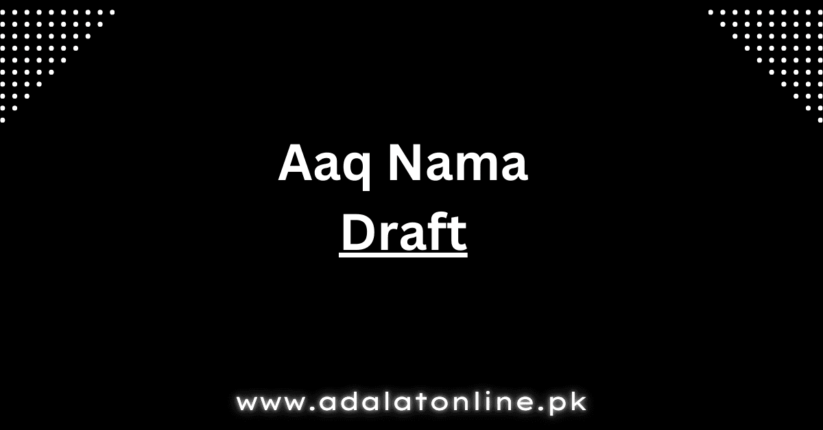 Aaq Nama