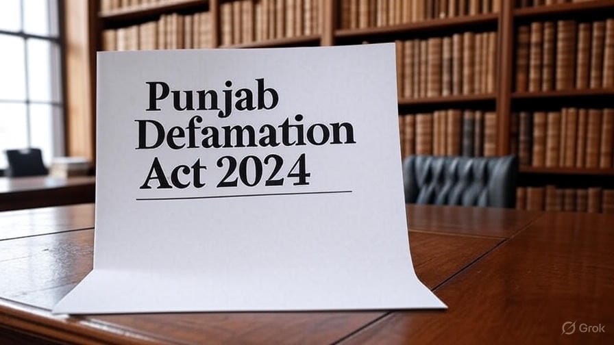 Punjab Defamation Act 2024