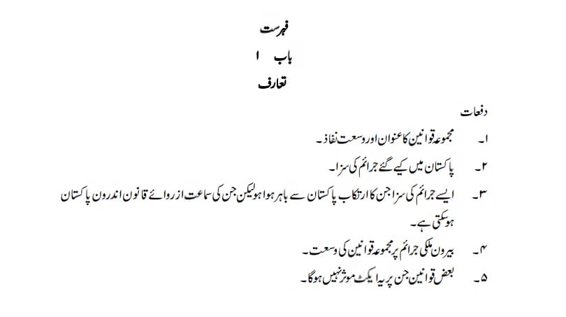Pakistan Penal Code (PPC) in Urdu