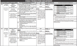 Public prosecutor jobs