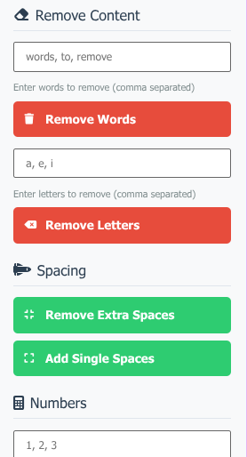Text Formatting Tool
