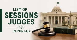 List of Sessions Judges in Punjab