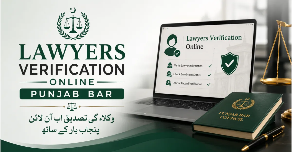 Lawyers Verification Online Punjab Bar
